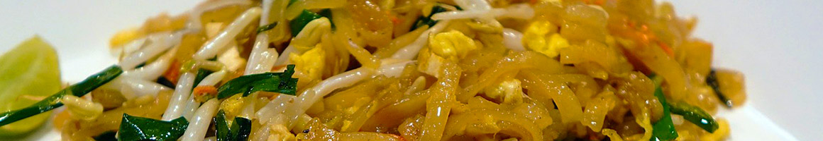 Eating Asian Fusion Thai at Bangkok House Too restaurant in Moab, UT.